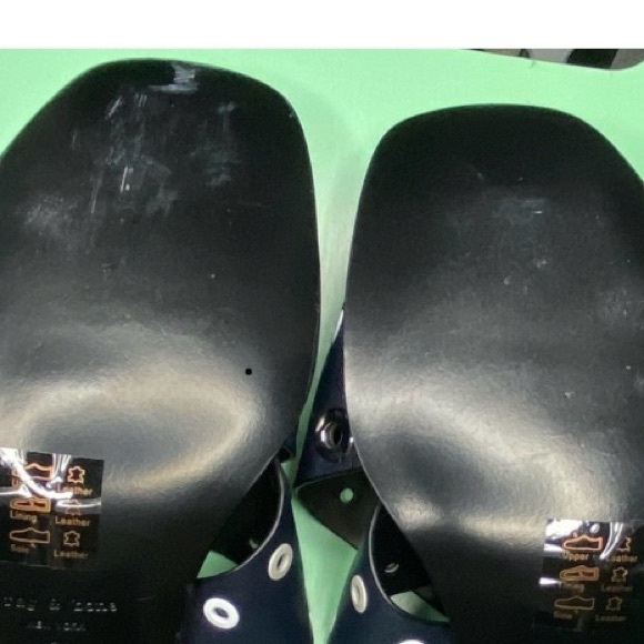 Rag & Bone Paige Sandals NEW Blue Black Sz 8 - Picture 9 of 16